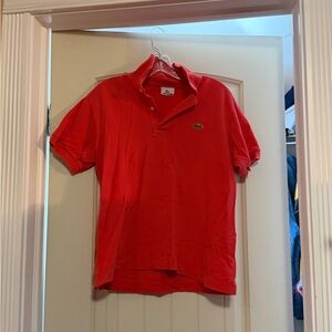 Lacoste Men's Vibrant Red Polo Shirt